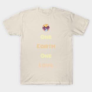 One Earth One Love Sustainability T-Shirt